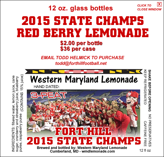 Fort Hill Football Cumberland, MD